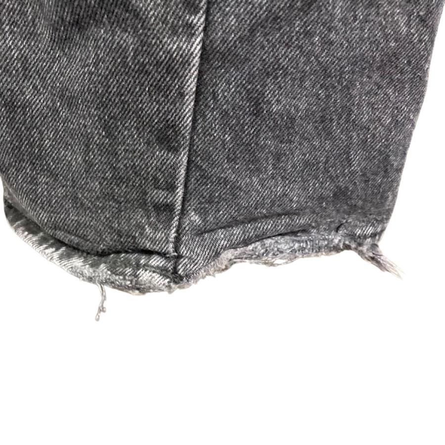 値下げ】SUNFLOWER WIDE TWIST WASHED BLACK ワイドツイストデニム