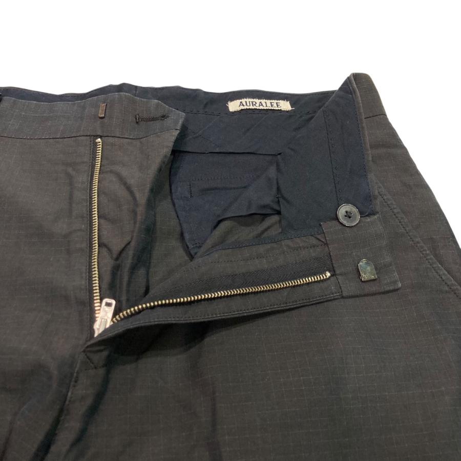 AURALEE（オーラリー） AURALEE WASHED FINX RIPSTOP CHAMBRAY SLACKS