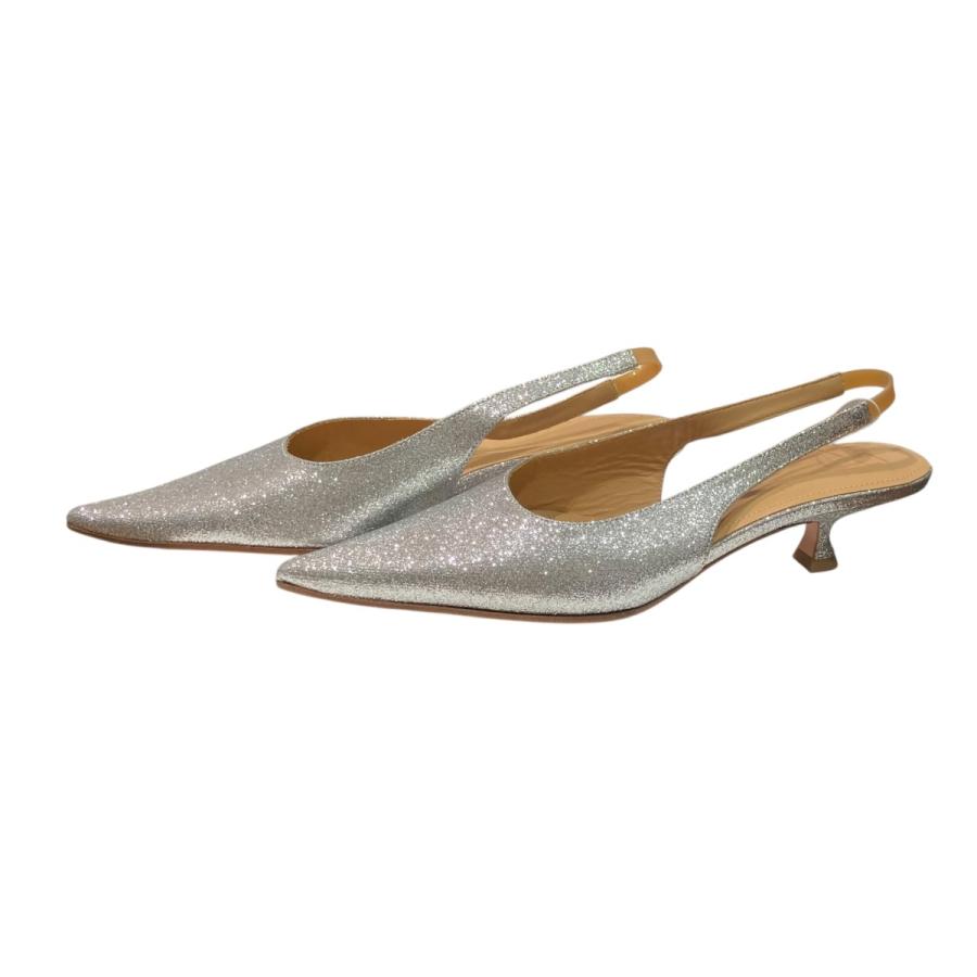 MM6 シルバー パンプス size36 MM6 シルバー パンプス size36 MM6 エムエムシックス】 シューズ