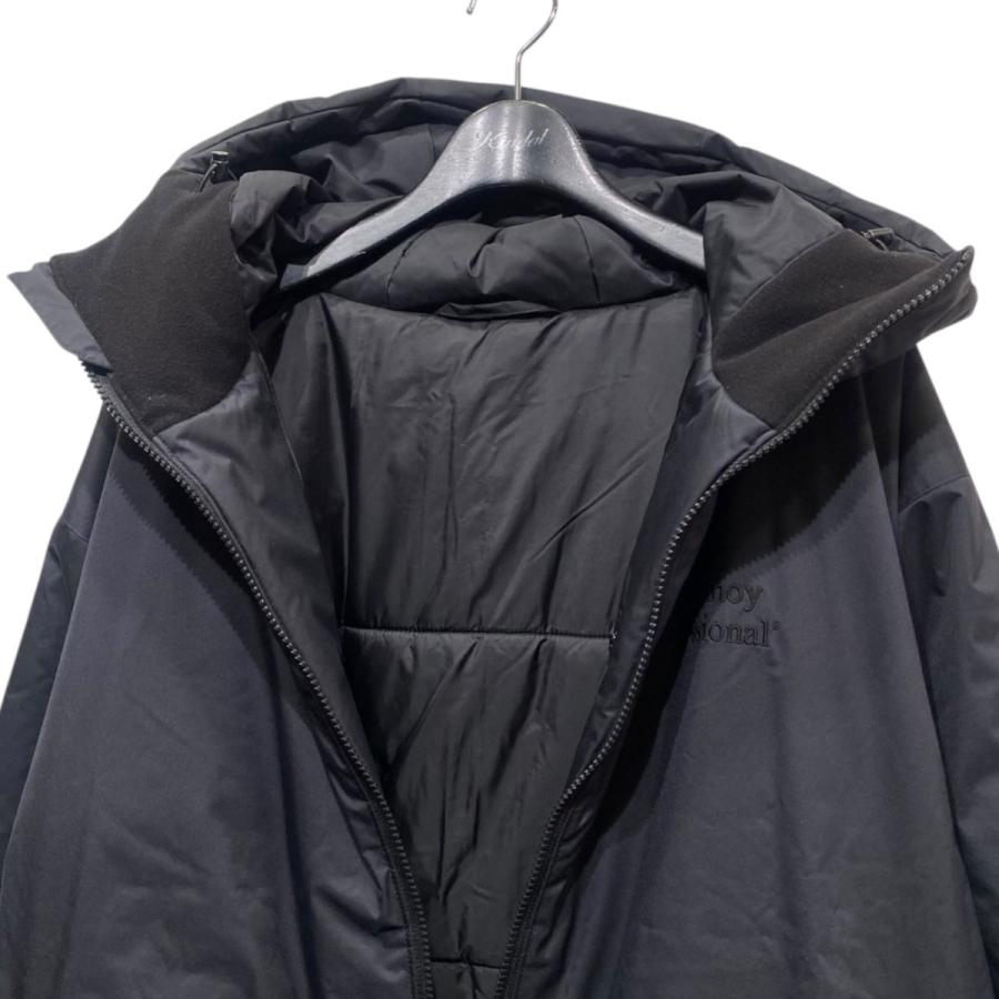 値下げ】ENNOY 中綿ジャケット AW24BRENJK03LP ブラック サイズ：XL