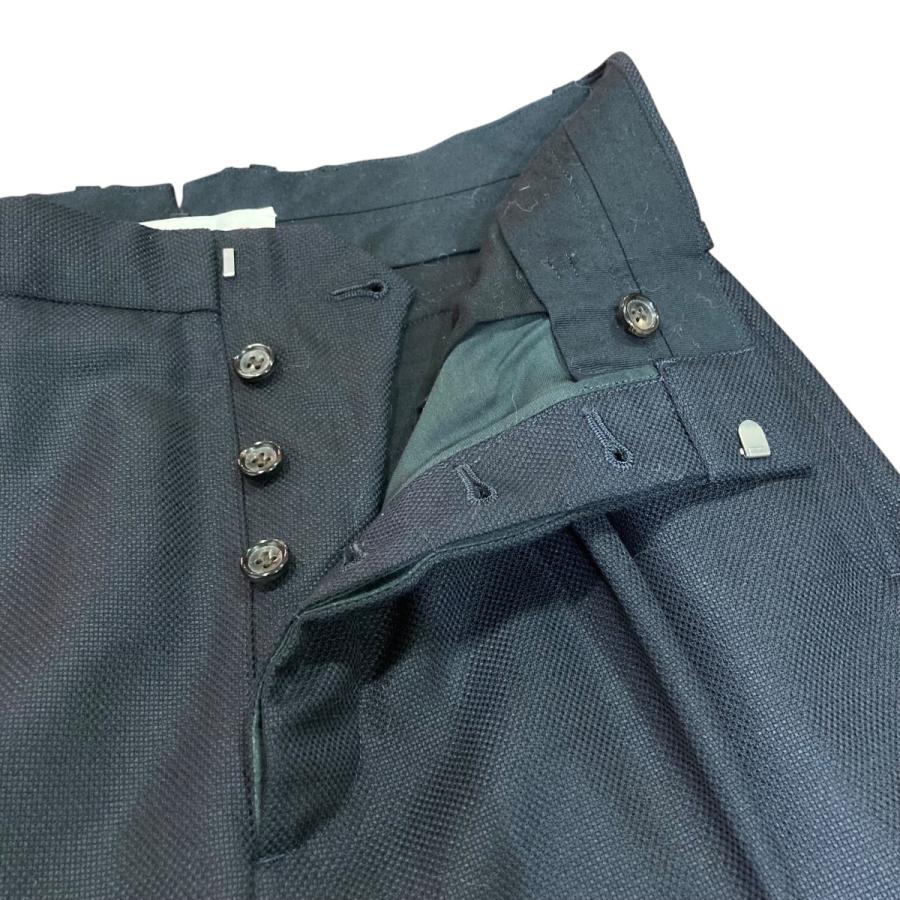 NICENESS ナイスネス タックパンツ NN-0703T11 ダークネイビー サイズ