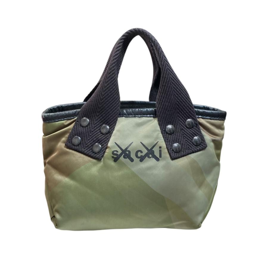 sacai × KAWS カモフラ柄トートバッグL (サカイ迷彩新作nike sacai