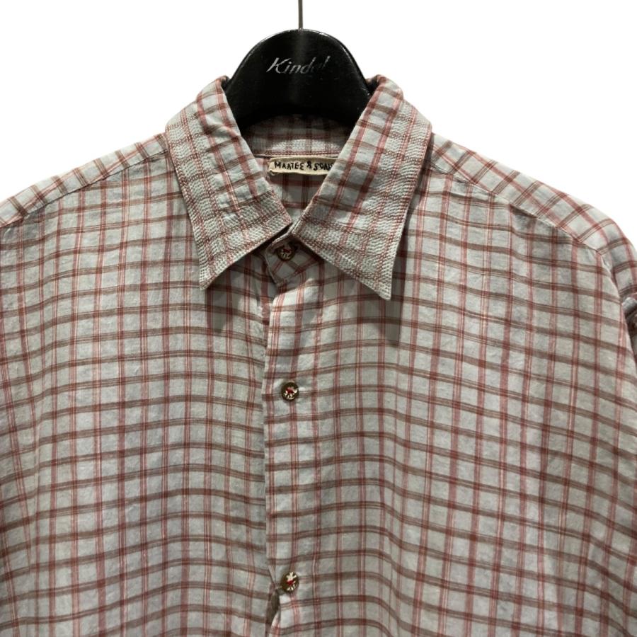 マーティー 【値下げ】MAATEE＆SONS 25SS GUPTA KHADI COTTON SHIRTS