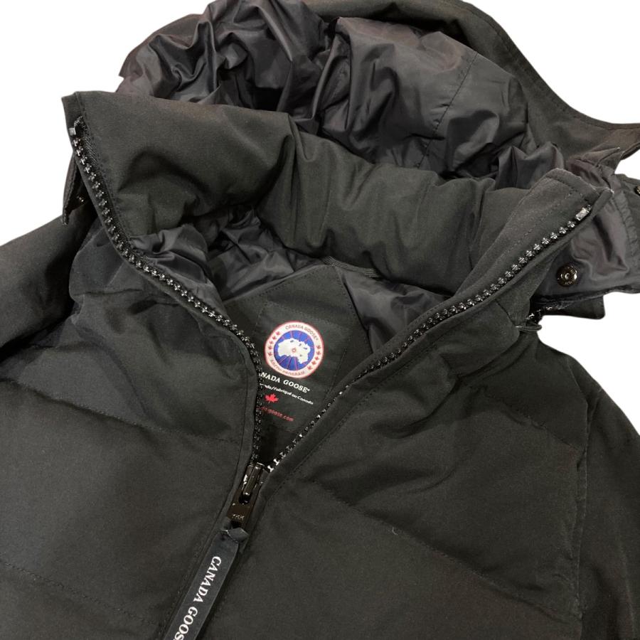   ダウンジャケット　BELLEVILLE ブラック　S CANADA GOOSE カナダグース BELLEVILLE PARKA ベルビルパーカ ファー