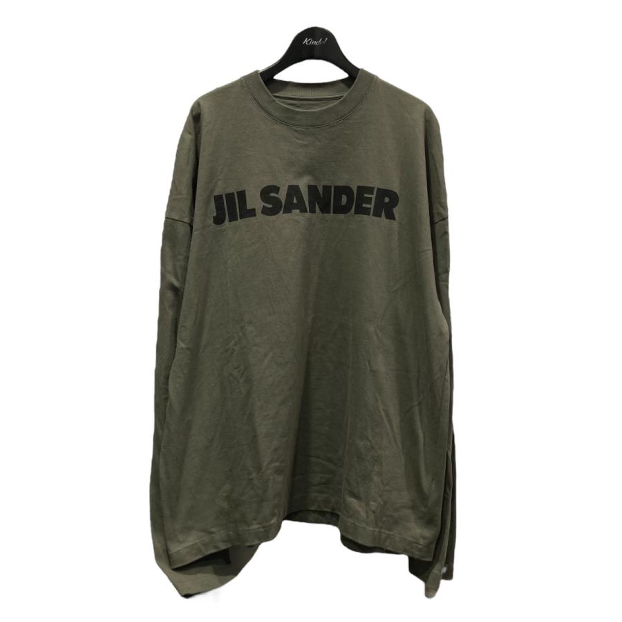 ジルサンダー サイズ:L J22GC0136 ロゴプリント長袖カットソー 中古