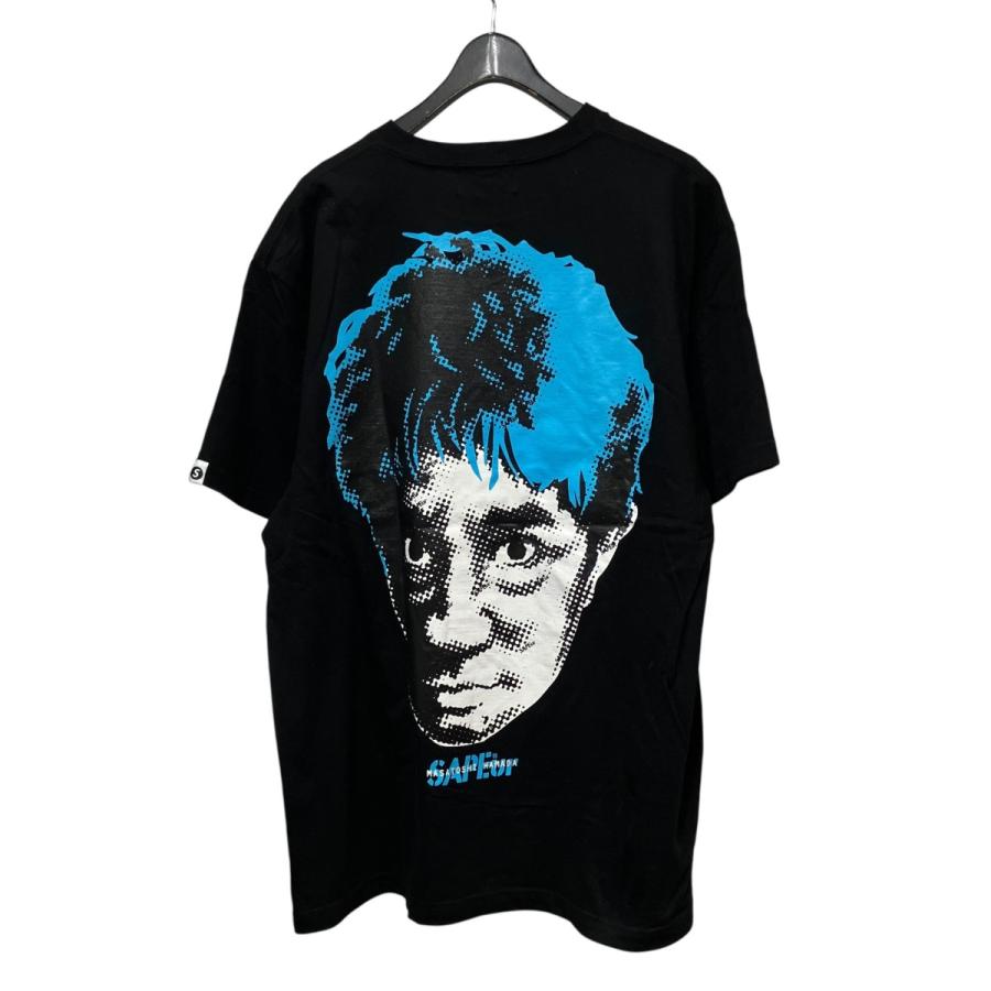 サプール SAPEur×MASATOSHI HAMADA プリントTシャツ ブラック サイズ