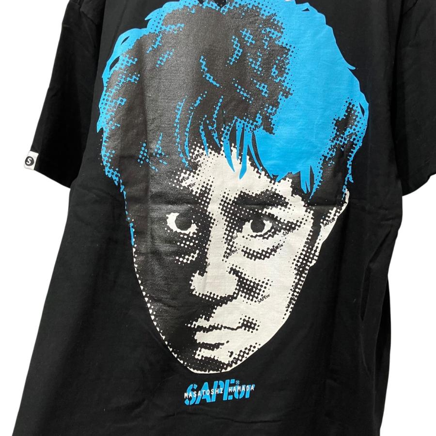 サプール SAPEur×MASATOSHI HAMADA プリントTシャツ ブラック サイズ