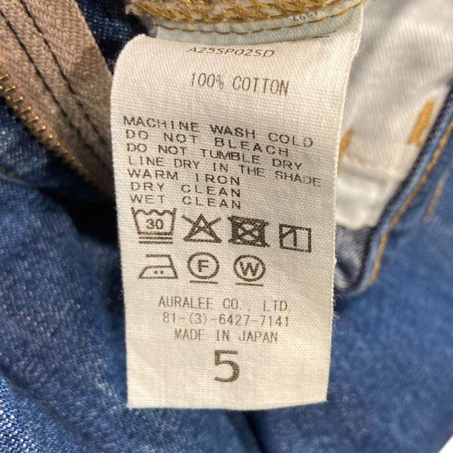 AURALEE（オーラリー） AURALEE 25SS SELVEDGE LIGHT OZ DENIM BELTED