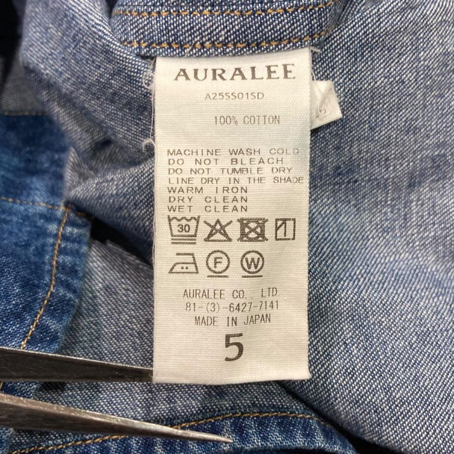 AURALEE（オーラリー） AURALEE 25SS SELVEDGE LIGHT OZ DENIM SHIRT