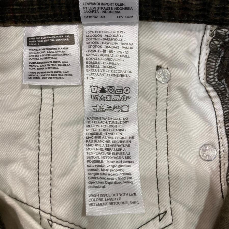 Levi's（リーバイス） LEVI'S コーデュロイチェックパンツ 578