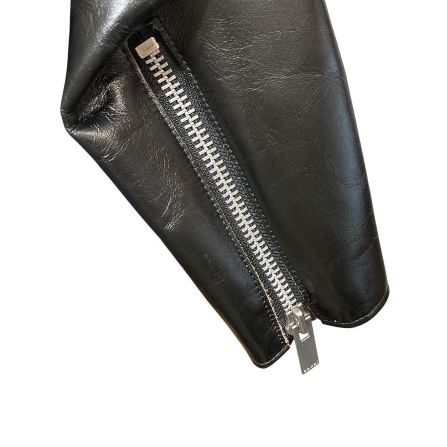 sacai（サカイ） sacai 25SS レザージャケット 25-07632 ブラック