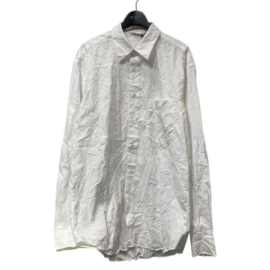 AURALEE（オーラリー） AURALEE WRINKLED WASHED FINX TWILL SHIRT