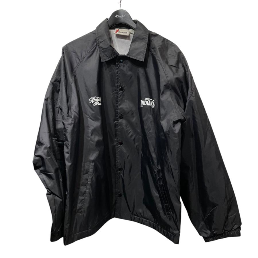 東京インディアンズ　コーチジャケット　黒L トウキョウインディアンズ 東京インディアンズ プリントコーチ