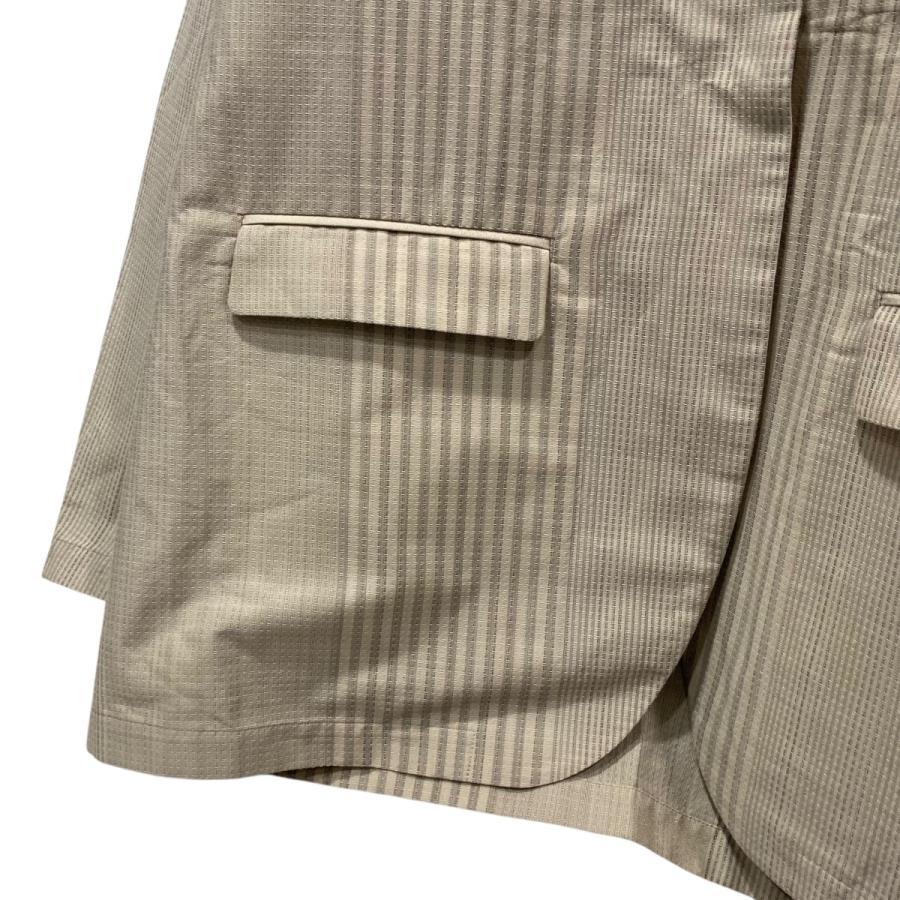 SEEALL 【値下げ】SEEALL COLLARLESS JACKET コットンシルクノーカラー