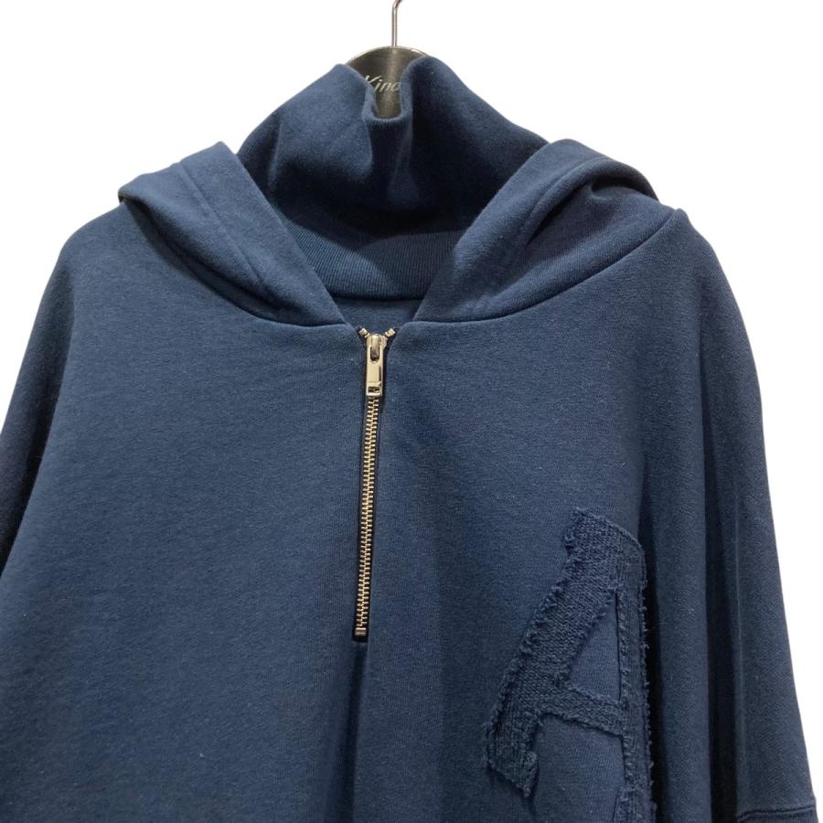 【値下げ】AMBUSH ハーフジップパーカー 12115452 ネイビー サイズ：XL (EC)