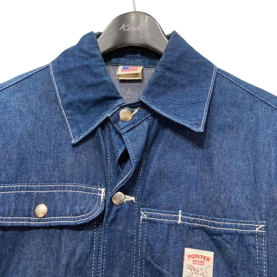 ポインタ POINTER デニムカバーオール インディゴ サイズ：S