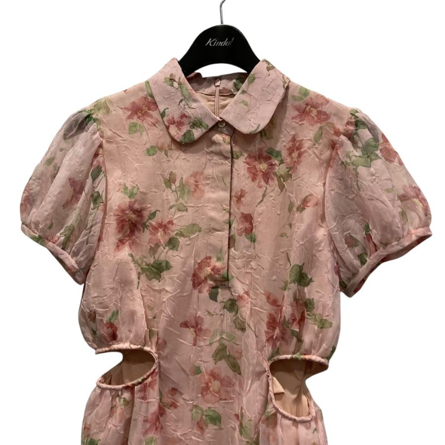 CLANE（クラネ） 【値下げ】CLANE SHEER FLOWER MINI PUFF ONEPIECE