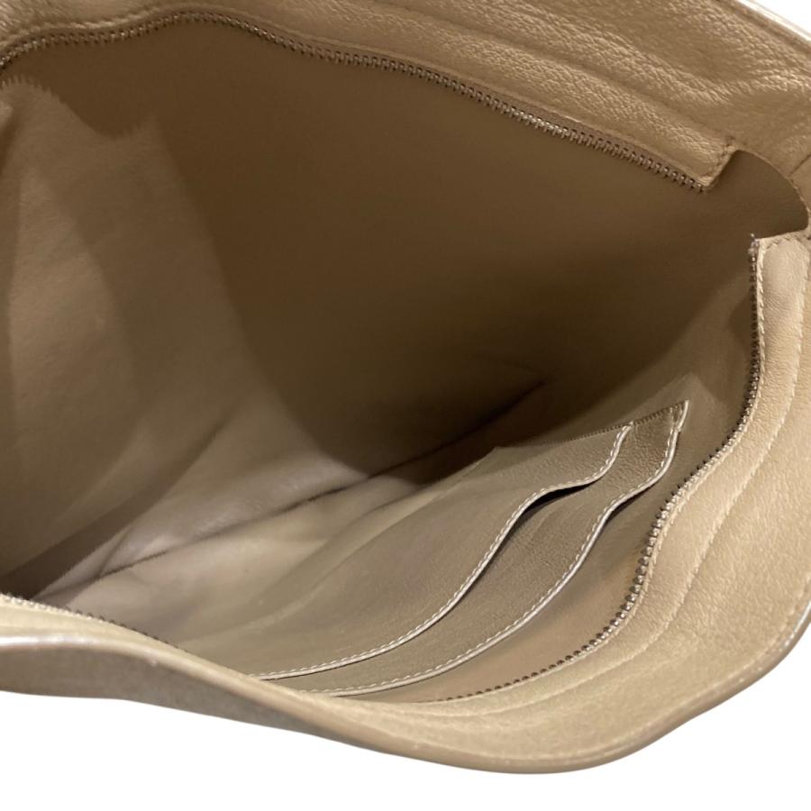 JIL SANDER（ジルサンダー） レザーショルダーバッグ ベージュ
