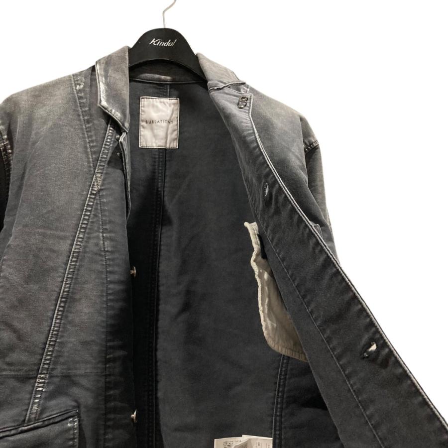 サブレーション SUBLATIONS 24AW MOLESKINE PRISONER COVERALL JACKET