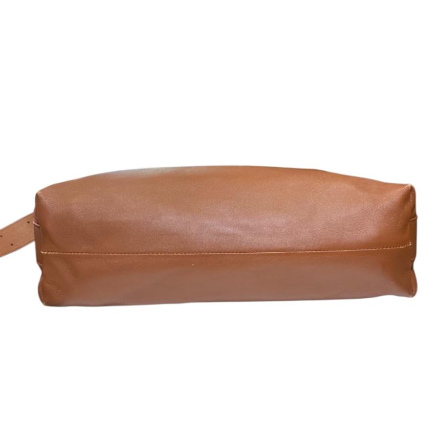 JIL SANDER（ジルサンダー） レザーショルダーバッグ ブラウン