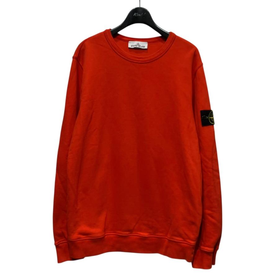 STONE  オレンジ クルーネック トレーナー STONE ISLAND（ストーン アイランド） クルーネックスウェット