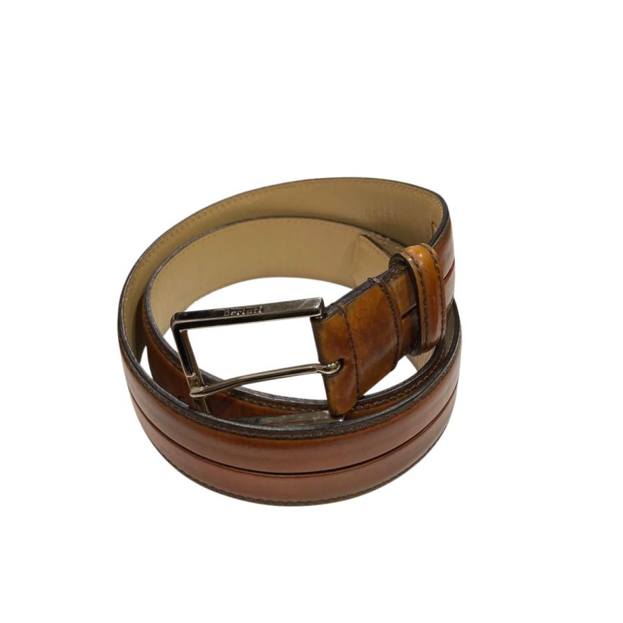 チ*ラ様 Berluti ベルト ブラウン 85 Berluti（ベルルッティ） レザーベルト 1102 ブラウン サイズ：85 34