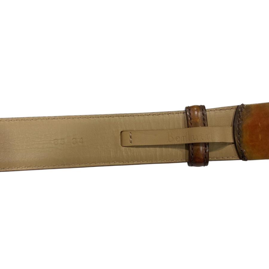 Berluti（ベルルッティ） レザーベルト 1102 ブラウン サイズ：85 34