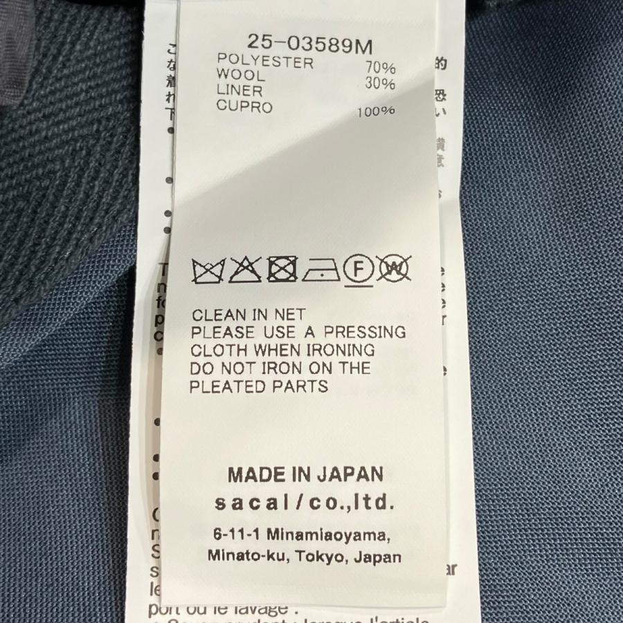 sacai（サカイ） プリーツ加工ベルテッドショートパンツ 25-03589M