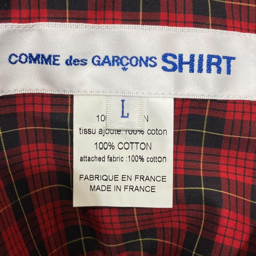 25SS COMME des GARÇONS SHIRT パッチワークシャツ COMME des GARCONS SHIRT コムデギャルソンシャツ 25AW パッチワーク