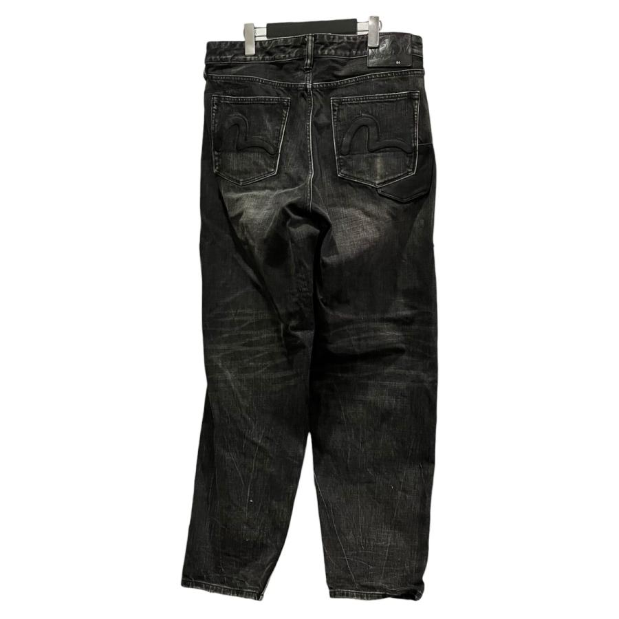 エヴィス EVISU リペア加工デニムパンツ 2EAHTM5JE104930DN ブラック 