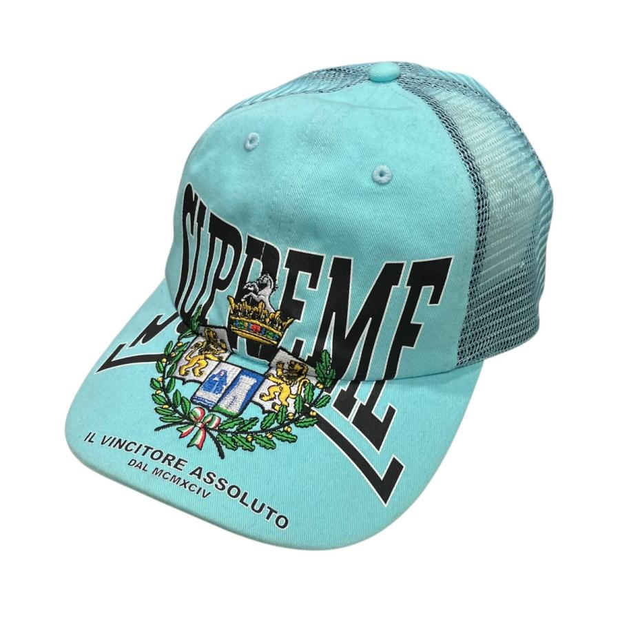 Supreme メッシュキャップ ブラウン×ブルー Supreme（シュプリーム） Supreme 25AW Crest Mesh Back 6-Panel Cap