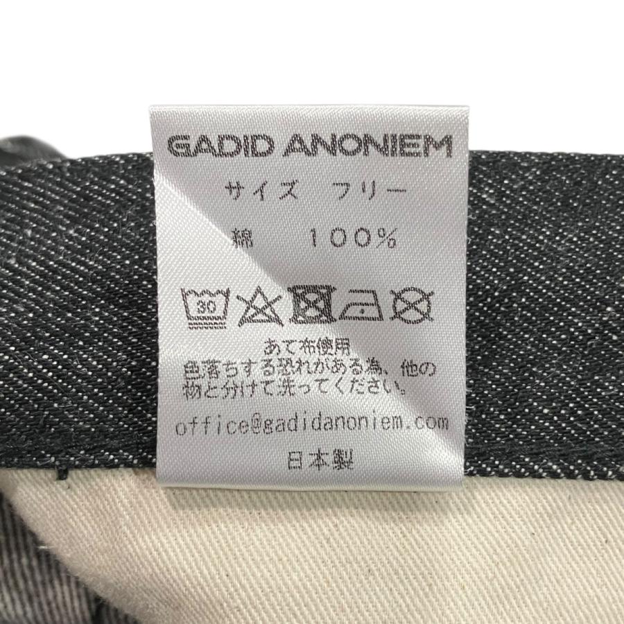 ガディッドアノニム GADID ANONIEM デニムパンツ ブラック サイズ
