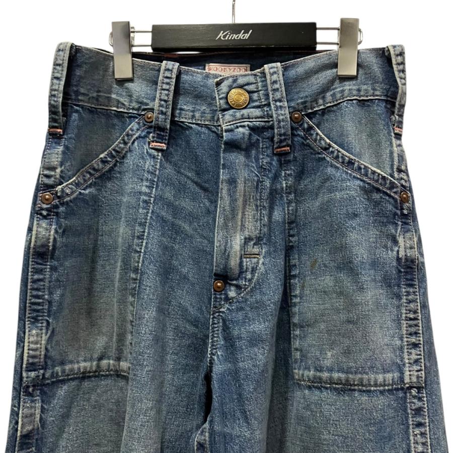 クーキーズー KOOKY ZOO ダメージ加工デニムパンツ J0067 インディゴ サイズ：30