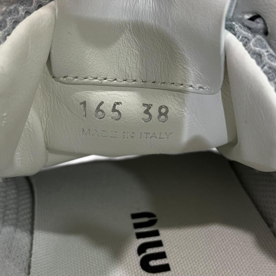 ミュウミュウ×ニューバランス MIU MIU×NEW BALANCE 530SL スニーカー 165 シルバー サイズ：38