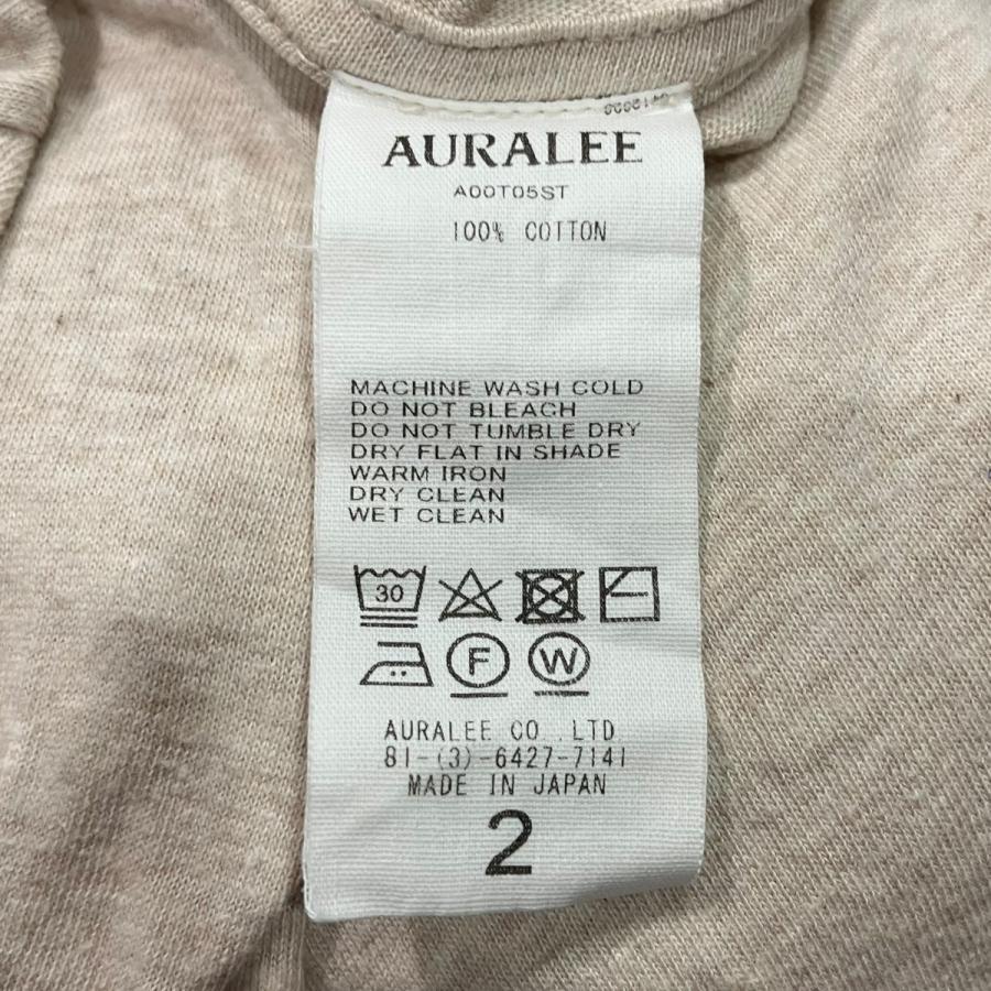 AURALEE（オーラリー） AURALEE SEAMLESS L S TEE A00T05ST 長袖T