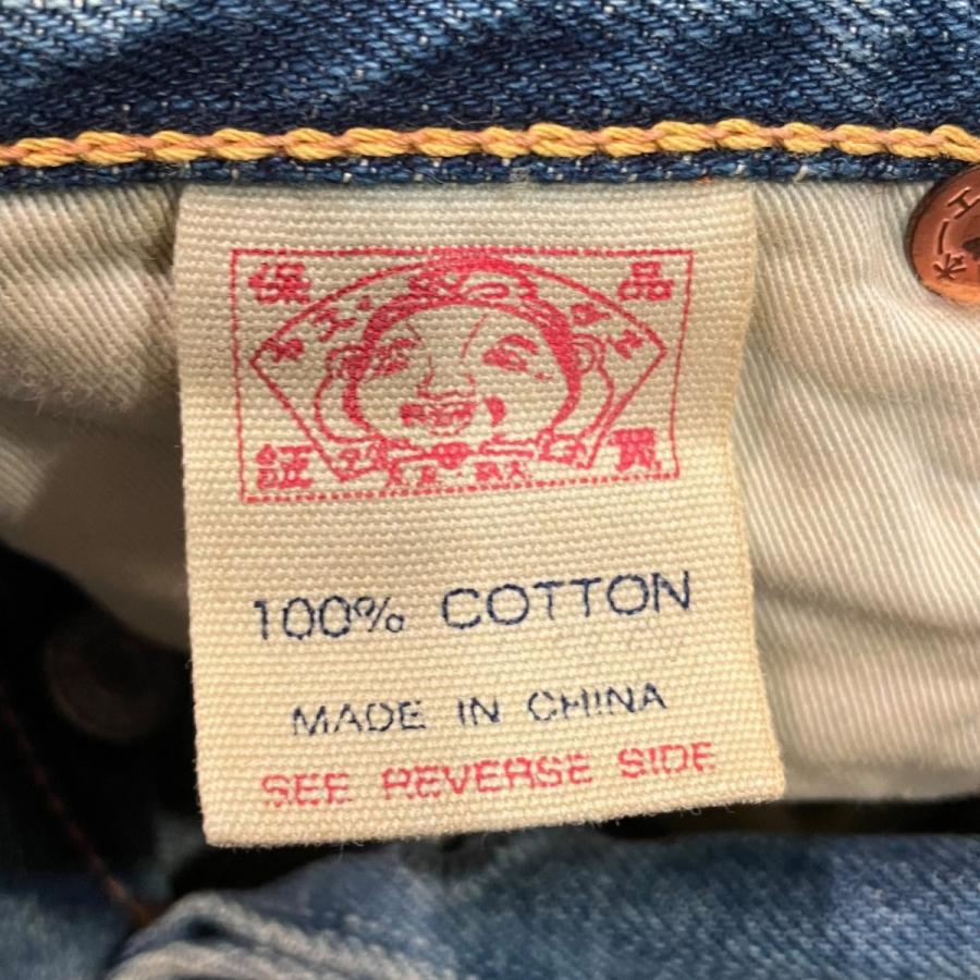 エヴィス EVISU No．3 デニムパンツ 2000 インディゴ サイズ：28×32