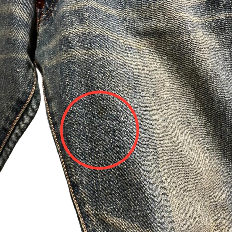 値下げ】EVISU No．3 デニムパンツ 2000 インディゴ サイズ：28×32 (EC