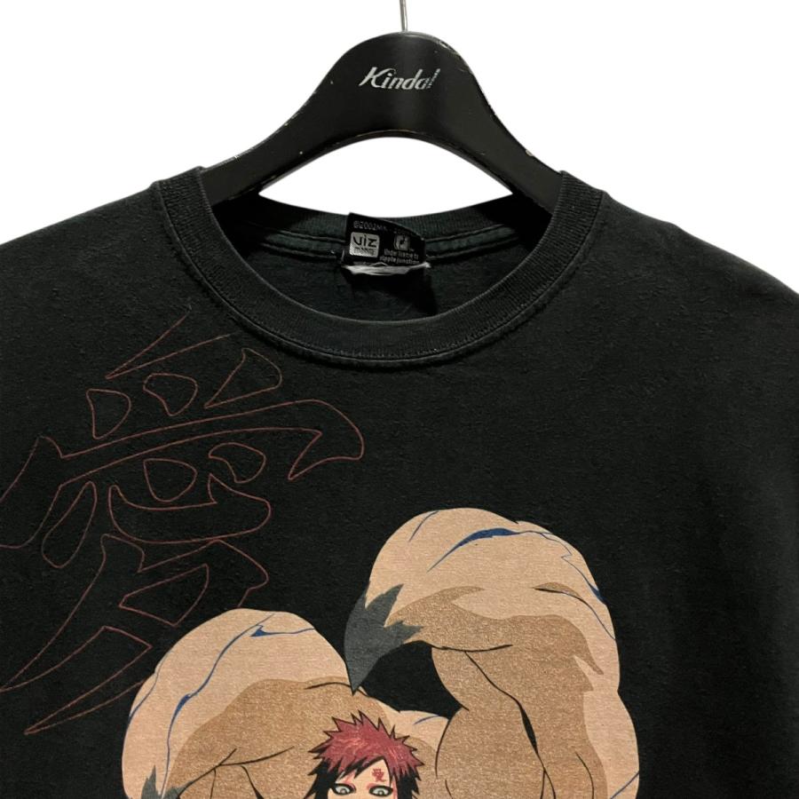 値下げ】NARUTO 我愛羅プリントTシャツ ブラック サイズ：不明 (EC