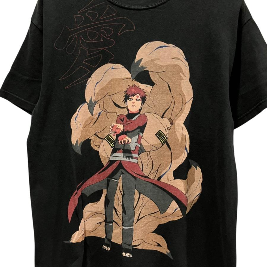 値下げ】NARUTO 我愛羅プリントTシャツ ブラック サイズ：不明 (EC