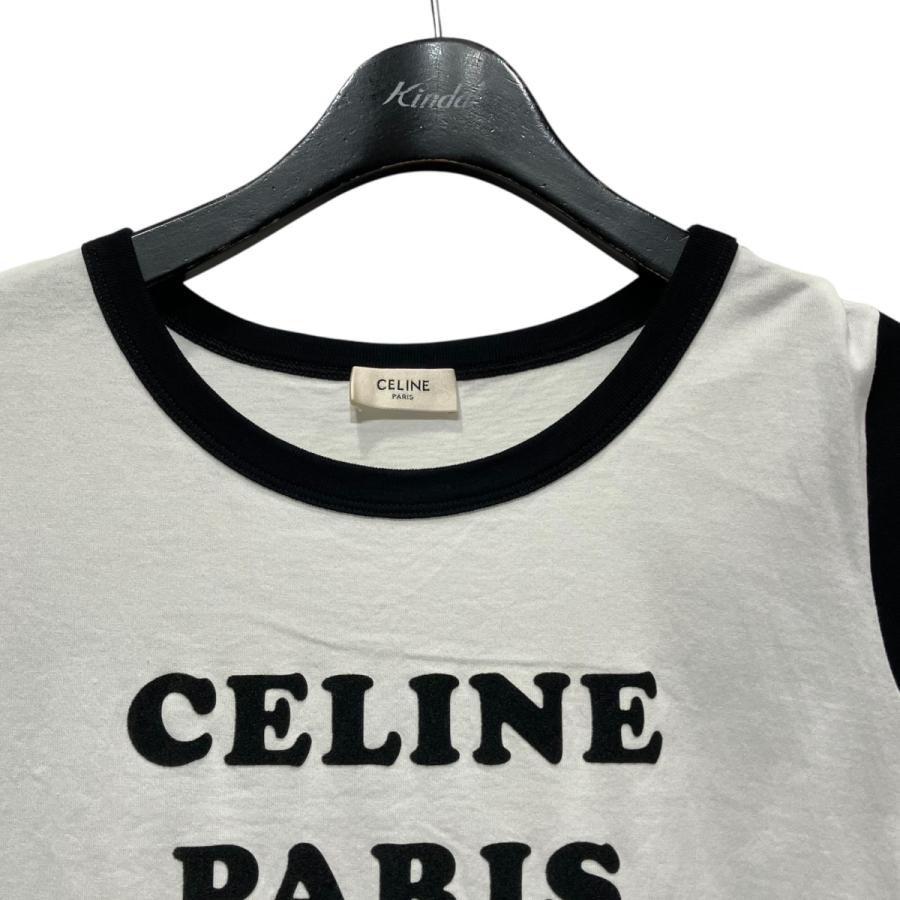 CELINE（セリーヌ） フロッキーロゴTシャツ 2X890671Q ホワイト