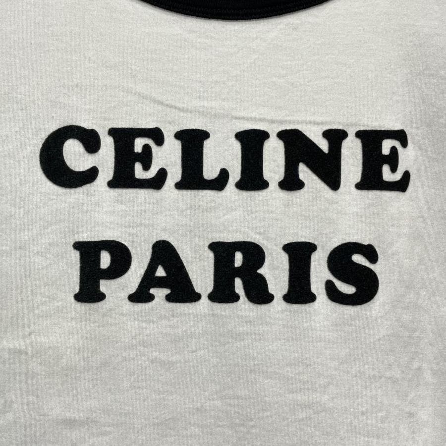 CELINE（セリーヌ） フロッキーロゴTシャツ 2X890671Q ホワイト