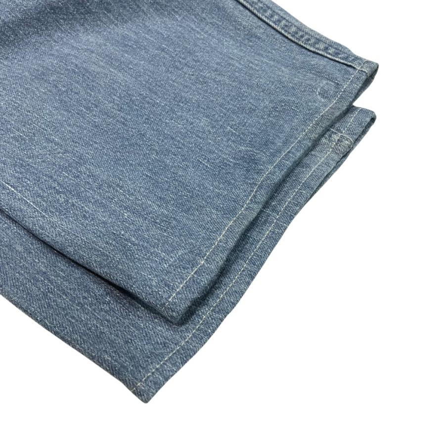 オーラリー AURALEE SELVEDGE FADED LIGHT DENIM WIDE PANTS ワイドデニムパンツ A24SP07DE インデの画像