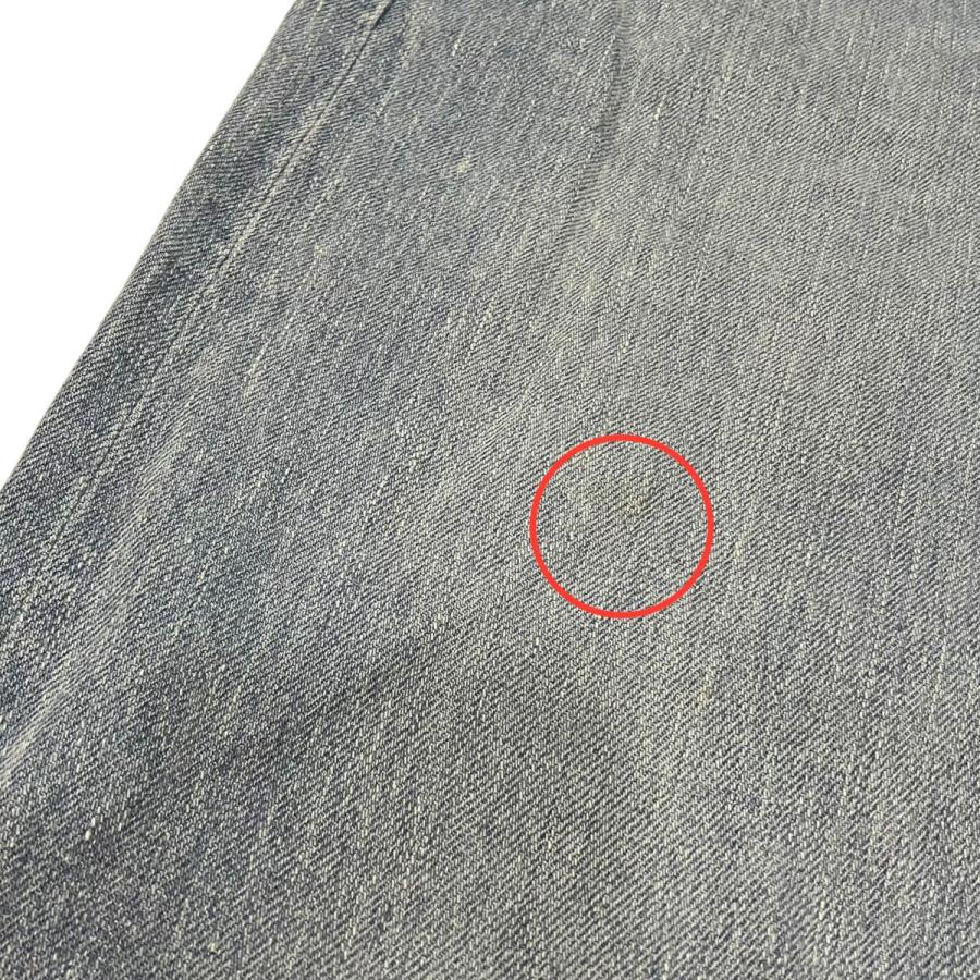 オーラリー AURALEE SELVEDGE FADED LIGHT DENIM WIDE PANTS ワイドデニムパンツ A24SP07DE インデの画像