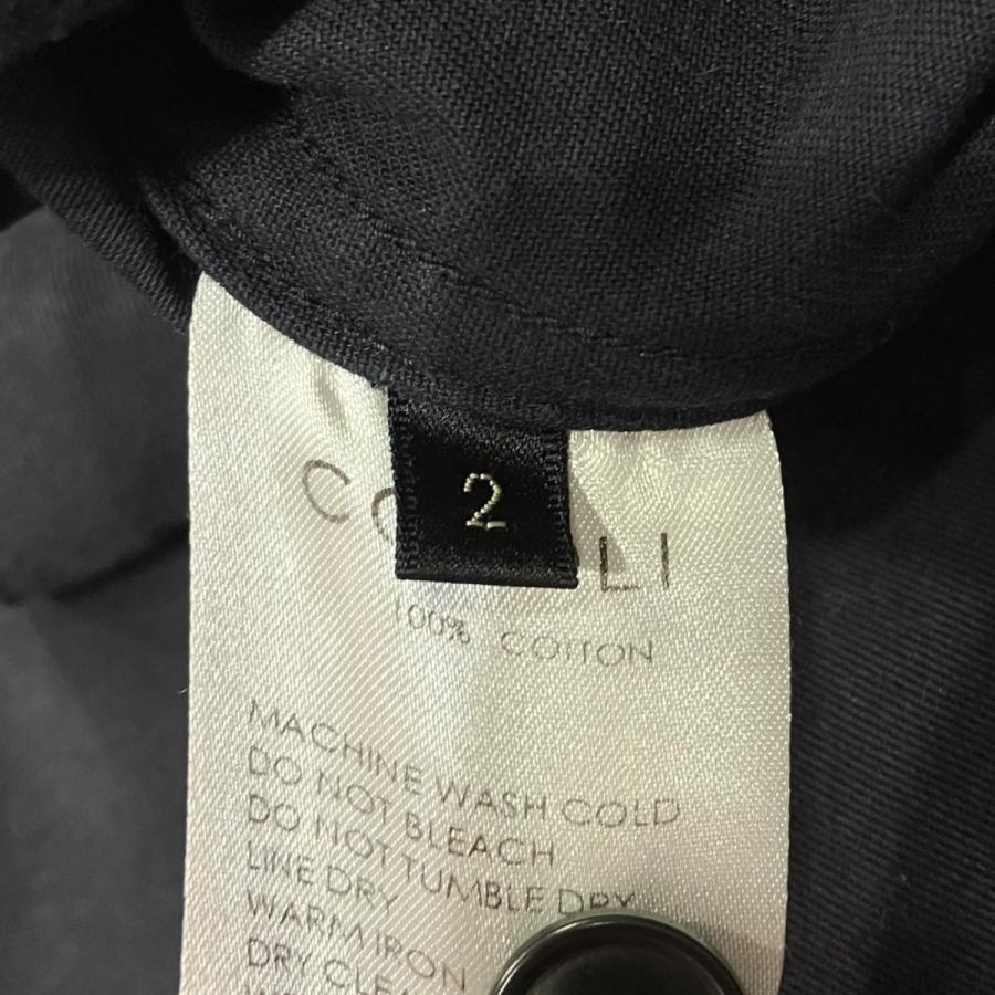 COMOLI（コモリ） 製品染ベルテッドパンツ W03-03014 ネイビー サイズ 