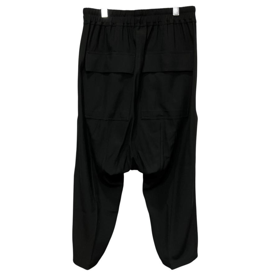 a*a様 リックオウエンス RICKOWENS クロップドパンツ 48 黒 Rick Owens（リック・オウエンス） クロップドドローストリングパンツ