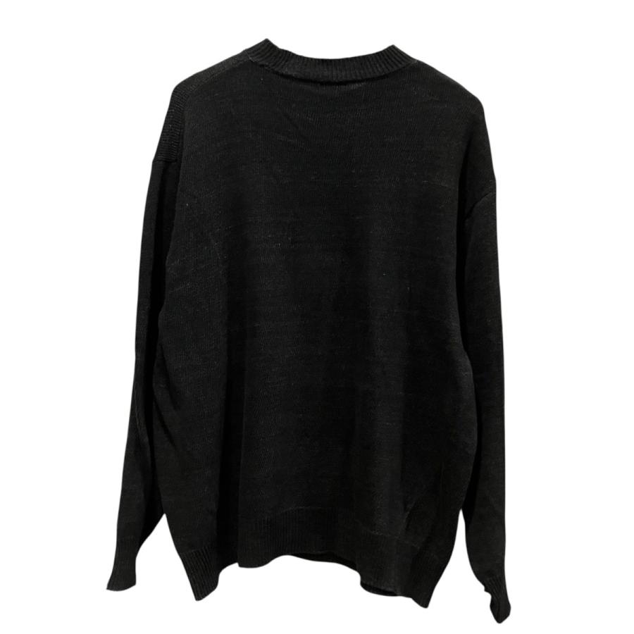 COMOLI（コモリ） インディゴクルーネックニット T01-06001 ブラック