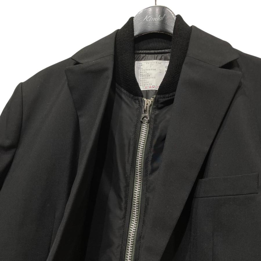 sacai（サカイ） sacai MA-1ドッキングテーラードジャケット 24-03266M