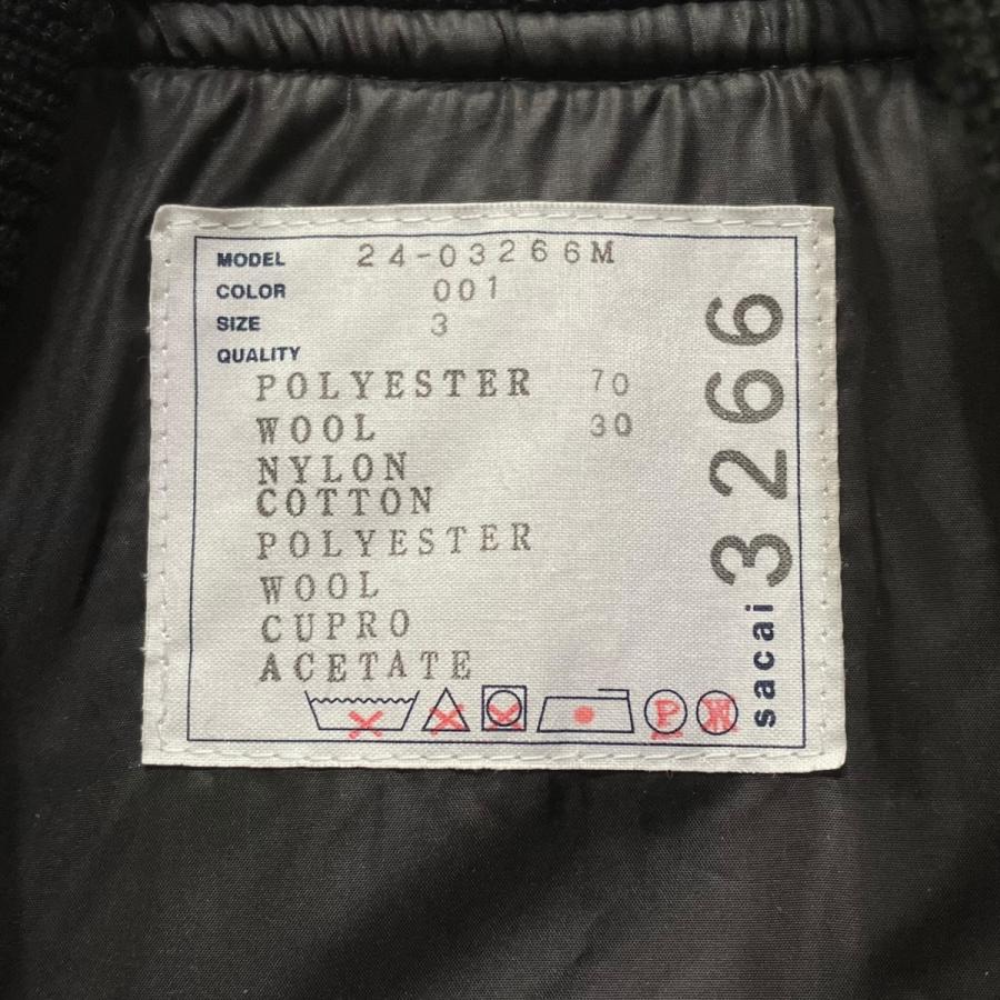 sacai（サカイ） sacai MA-1ドッキングテーラードジャケット 24-03266M