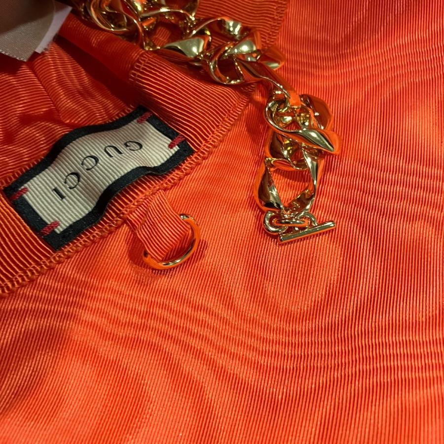 GUCCI（グッチ） チェーンバケットハット 729128 オレンジ サイズ：M