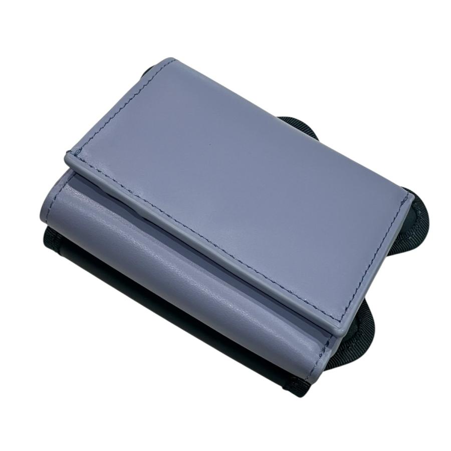 ノリエノモト nori enomoto wave trifold wallet 3つ折り財布 ブルー系